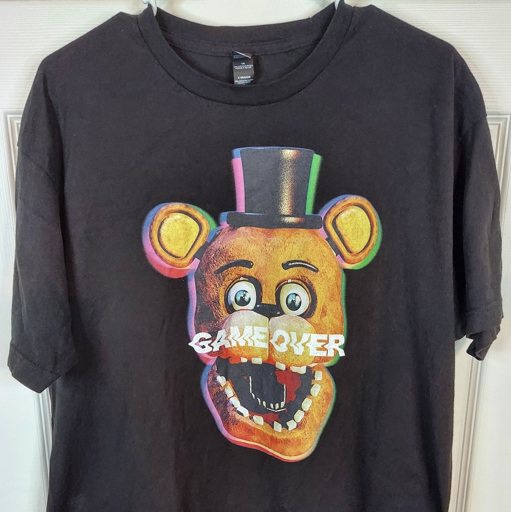 Five Nights at Freddy's Fazbear Game Over Men's XL T-shirt